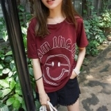 (Sign) 2016 new Korean wild loose T-shirt, Ms.   T1DE711