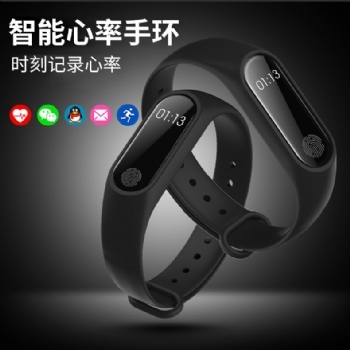 m2智能手环触屏心率监测运动智能计步手环安卓IOS蓝牙防水手环