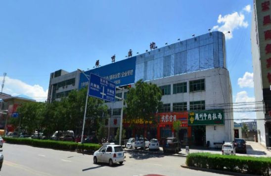 榆林市神木县麟州医院-东侧  楼顶牌  编号：SXSE-108