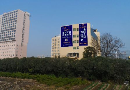 浙江温州市商场媒体大道金悦丽嘉大酒店楼体广告编号：PT-009