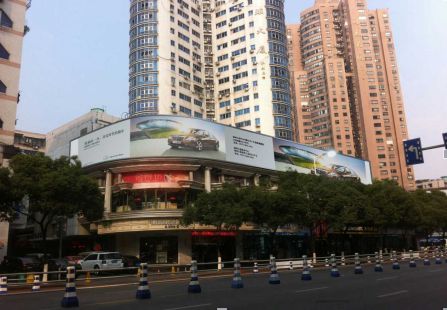 浙江温州市写字楼媒体人民路环球公寓楼顶楼顶大牌编号：PT-006 