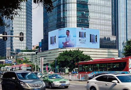 广东广州市商场媒体天河万菱汇广场LED编号：FHDS-016