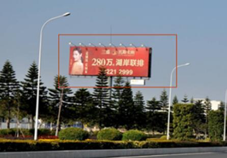 福建福州机场媒体迎宾大道 双面高立柱 编号：ZXGG-FZ-Db03