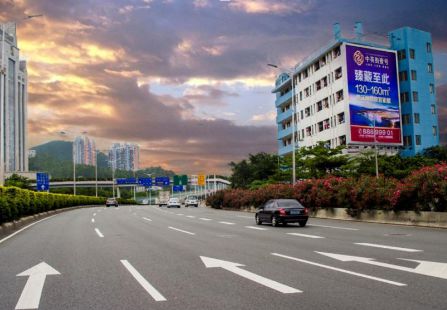 广东深圳市写字楼媒体罗沙路斯比泰西面墙体楼体大牌 编号：DOV-SZ-015