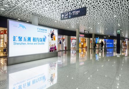 广东深圳市机场媒体深圳机场国际出发候机区灯箱编号：YSW-SZ-AP2-F3ID-LF06