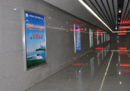 三门峡南站 地下出站通道 灯箱 编号：DHQMT-SMXN-003