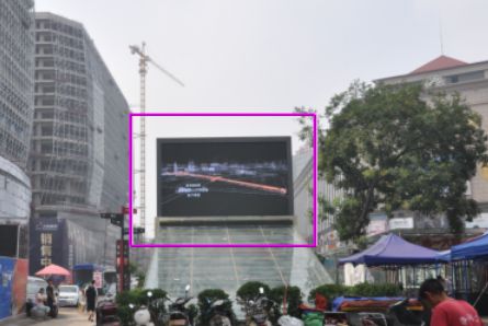 郑州德化街地下商业入口处 LED屏 编号：DHQMT-ZZ-005