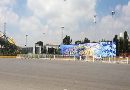 昆明机场高速 出机场收费站北侧 看板 编号:SBLF-KM-001