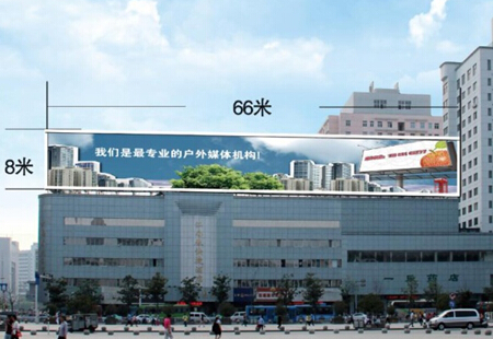 徐州 火车东站江南春快捷宾馆楼顶  三面翻两组（可合并）  编号：HTCM-XZ-016