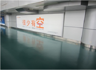 西双版纳机场 机场F02层到达两侧通廊墙体 墙面灯箱编号：XSBN-AP-A02/A11