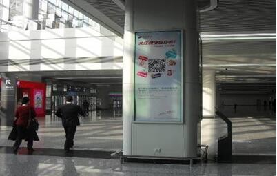 石家庄 机场一层迎客厅 包柱灯箱（每根柱四面） 编号：GCCM-NBZ01-08
