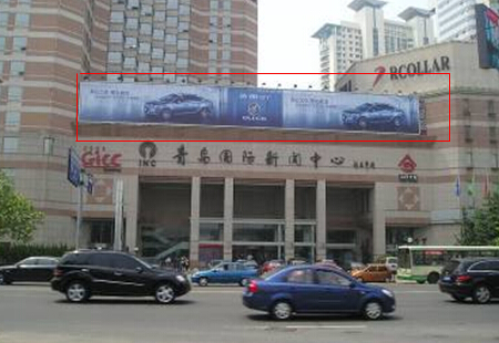 莱芜 香港中路新闻中心  三面翻外打光 编号：XPGG-LW-005