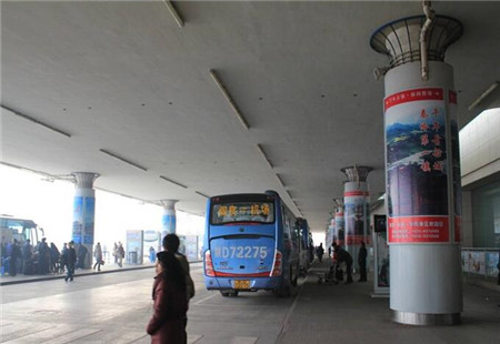 陕西省咸阳市机场媒体T3航站楼户外引桥包柱灯箱 编号：SXLD-XY-020