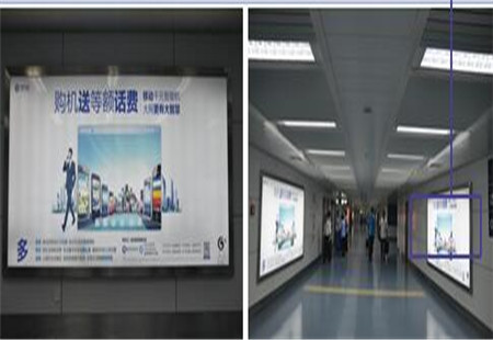 重庆市机场媒体重庆江北国际机场航站楼到达层C指廊东头立柱（二层）灯箱编号：AM-CQ-025