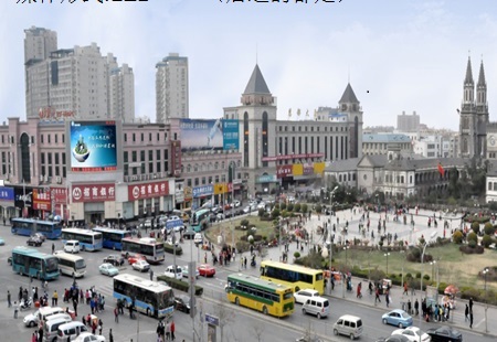 山东省济南市商场媒体花园路与洪楼北路口LED编号：BSDCM-JN-001