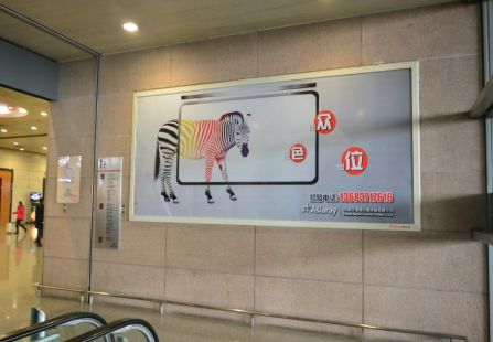 郑州机场 国内到达4号门5号门中间电梯口 灯箱 编号：YSW-ZZ-AP-L23