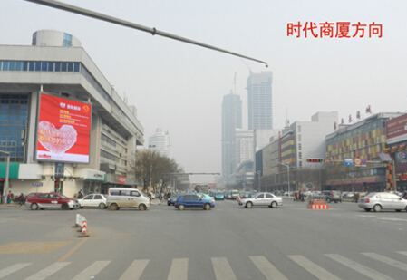 河北保定市交通路网媒体朝阳大街百花路口   LED 编号：BDLQ-HB-031