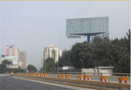 陕西西安市交通路网媒体户外广告 东二环与南二环交汇处单立柱立柱编号：HSZY-XA-012
