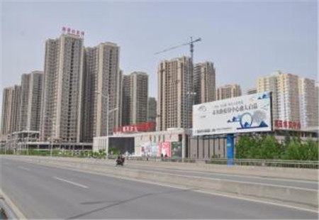 陕西西安市交通路网媒体户外广告 北二环与工农路立交交汇处东北角立柱编号：HSZY-XA-019