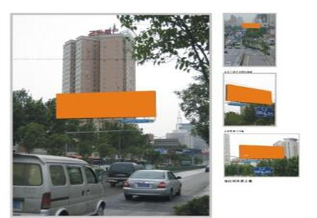 陕西西安市交通路网媒体户外广告 南二环东段单立柱(兴庆路单立柱)立柱编号：HSZY-XA-021