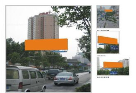 陕西西安市交通路网媒体户外广告 北二环未央路交汇西南立柱(华润万家对面)单立柱编号：HSZY-XA-022