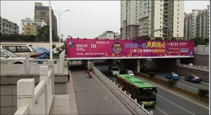 南昌 阳明东路铁跨线桥 跨线桥广告 编号：RYCM-NC-008