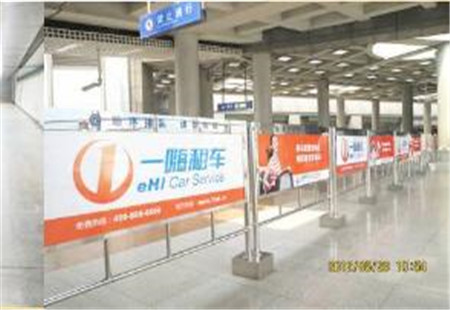 北京市 地铁媒体 1号线A级别站进出口通道或换乘站换乘通道内 导流看板 编号：JZSS-BJ-004