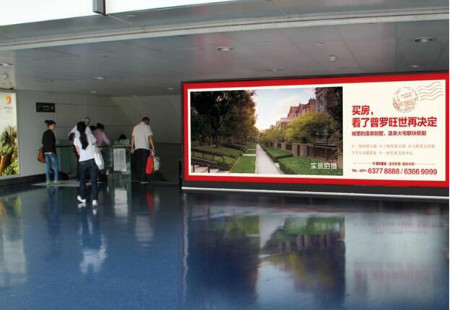 郑州 新郑国际机场到达夹层 灯箱 编号：YSW-ZZ-043