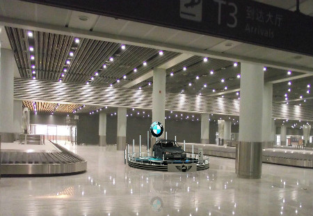 陕西西安市机场媒体咸阳国际机场 T3航站楼行李厅展架 XBCM-XA-041