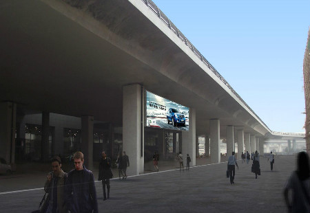 陕西西安市机场媒体咸阳国际机场 T3航站楼迎客厅双面灯箱 XBCM-XA-048