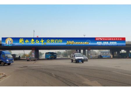 河北石家庄市 交通路网媒体 裕翔街与南三环交汇处 跨线桥 编号: HJCM-SJZ-014