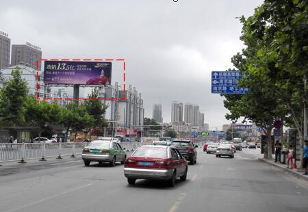 山东青岛市 交通路网媒体 辽阳西路与南京路交界 立柱 编号:DDCM-QD-014
