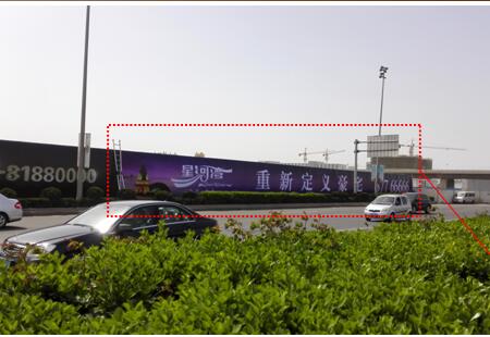 山东青岛市 火车站媒体 铁路北站环湾大道沿线  看板  编号：DDCM-QD-037