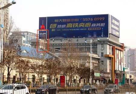 山东济南市交通网路媒体经十路与大纬二路交汇处西北角 楼顶大牌  编号:FXCM-JN-011