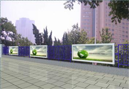 山东青岛市交通路网媒体闽江路灯箱编号：QYQ-QD-007