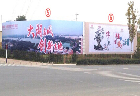 安徽合肥市 交通路网媒体 宿松路与锦绣大道交口东北角 广告牌 编号:BQQY-HF-055