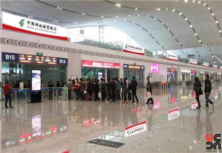 广东深圳市高铁媒体深圳北站检票口二层平台灯箱编号：GSG-SZB-H-(087-091)