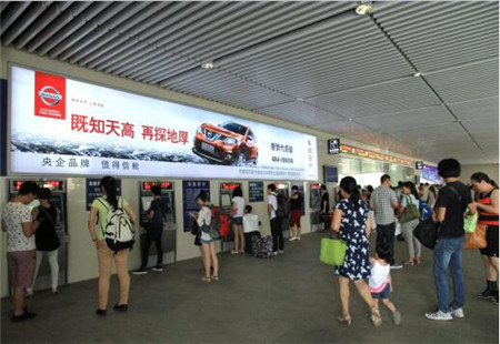 广东虎门市高铁媒体 一楼看牌 灯箱 编号： GSG-HM-J-058