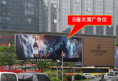 广东广州市商场媒体天河路丰兴广场B座北面楼体大牌编号：GZHC-GZ-004