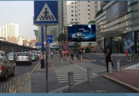 广东广州市写字楼媒体广梅汕铁路大厦西面墙体楼体大牌编号：GZHC-GZ-008