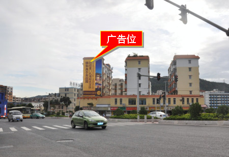 广东广州市商场媒体广州大道北同和镇白云农贸市场楼体大牌编号：GZHC-GZ-010