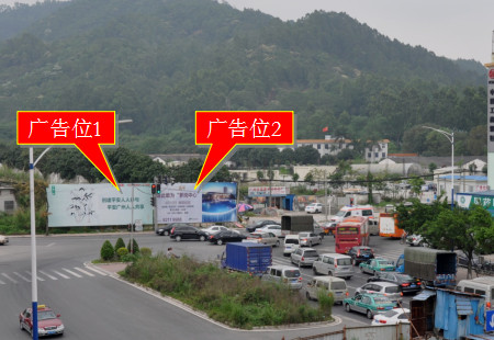 广东广州市交通路网媒体 天河区科韵路段 大牌 编号：GZHC-GZ-033