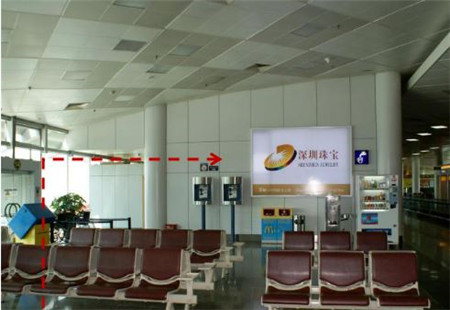 广东深圳市机场媒体深圳机场A号候机楼出发大厅J-2(A二楼候机指廊)灯箱 编号：JCGG-SZ-004