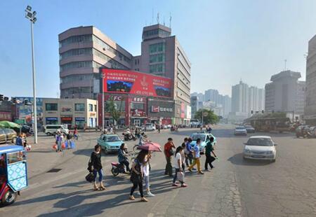 河北秦皇岛市 写字楼媒体 秦皇岛市视听机械研究所楼体 LED显示屏   编号：JSGG-QHD-002