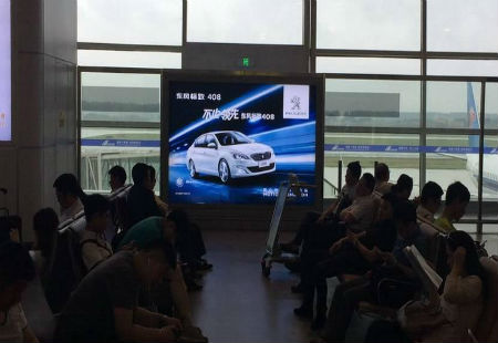 江苏省无锡市  机场媒体  硕放机场国内T2出发层登机口灯箱  编号：CF-K-01～6候机区  CF-K-01～6到达通道