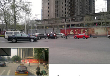 河北石家庄市 交通路网媒体 体育大街与谈南路交口西南角围挡 编号：JSGG-SJZ-028
