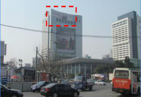浙江杭州市写字楼媒体杭州体育场路武林广场旁瑞豪酒店(上)看板编号：WJCM-HZ-004