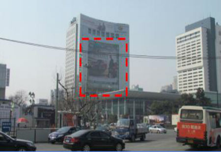 浙江杭州市写字楼媒体杭州体育场路武林广场旁瑞豪酒店(下)看板编号：WJCM-HZ-005