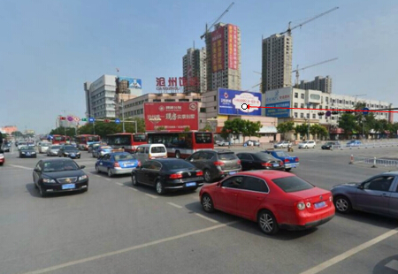 河北沧州市 商场媒体 沧州市新华东路沧州商城旁 三面翻 编号:JSGG-CZ-013