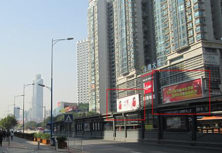 广东广州市 写字楼媒体 天河路隆德大厦墙面 墙体广告牌 编号:DZGG-GZ-004
